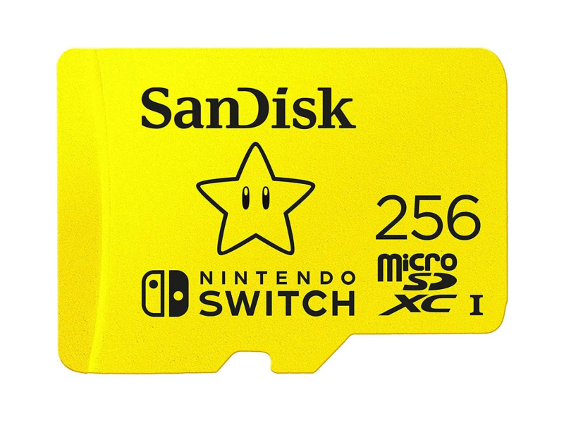 Sandisk 256GB microSDXC 100MB/s A1 V30 Nintendo Switch